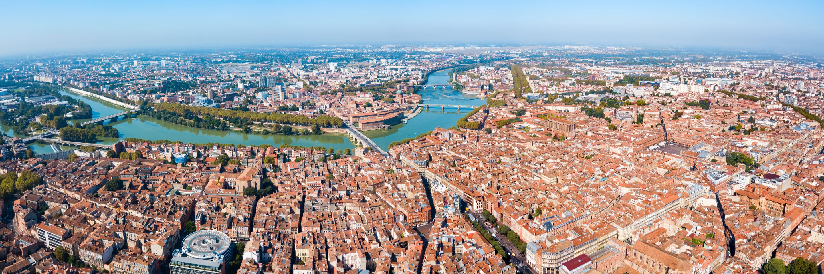 Toulouse vue aérienne Démographie BNPPRE
