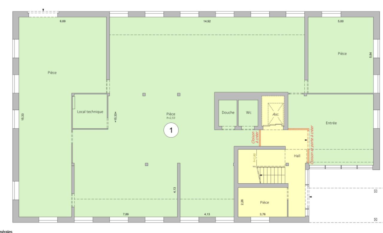 Bureau Sainghin-en-Mélantois 356m² Vente Bureau Sainghin-en-Mélantois Nord OVBUR2421920 1