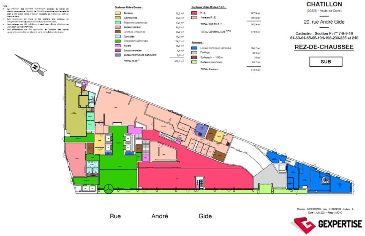 Bureau Châtillon 10833m² Location Bureau Châtillon Hauts-de-Seine OLBUR2530076 1