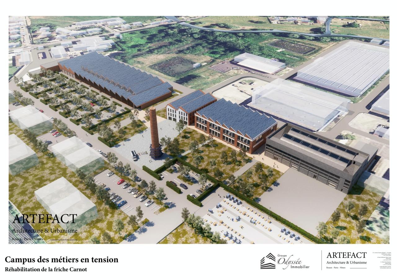 Bureau Arques-la-Bataille 2746m² Vente Bureau Arques-la-Bataille Seine-Maritime OVBUR2428658 1