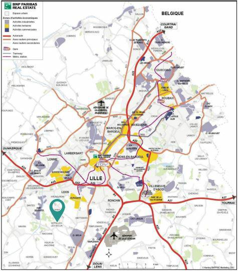 Entrepôt Seclin 2416m² Location Entrepôt Seclin Nord OLLOG2423581 1