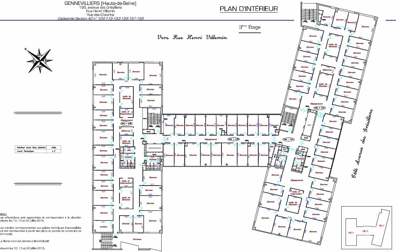 Bureau Gennevilliers 10392m² Location Bureau Gennevilliers Hauts-de-Seine OLBUR2118656 1