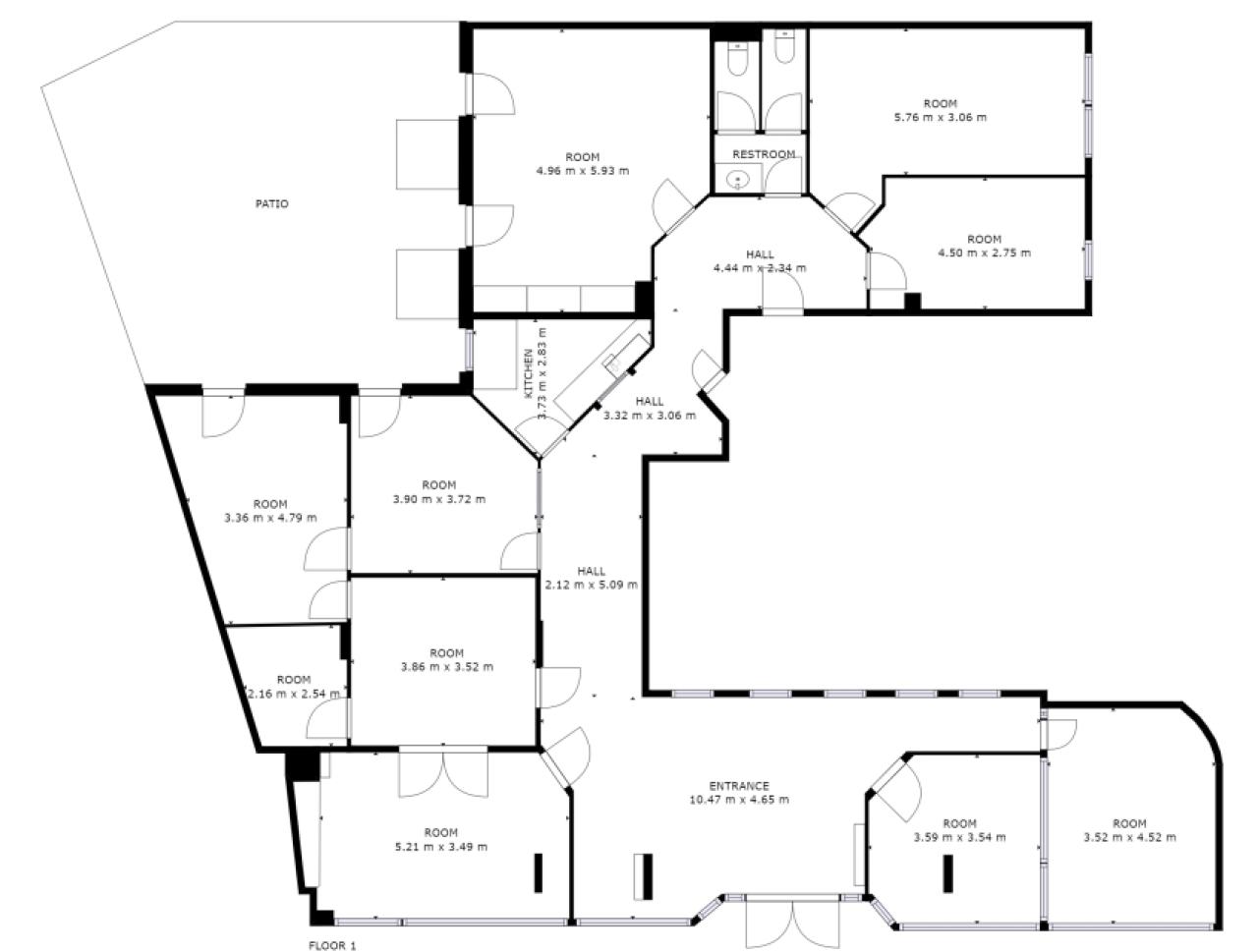 Bureau Bordeaux 218m² Vente Bureau Bordeaux Gironde OVBUR2110689 1
