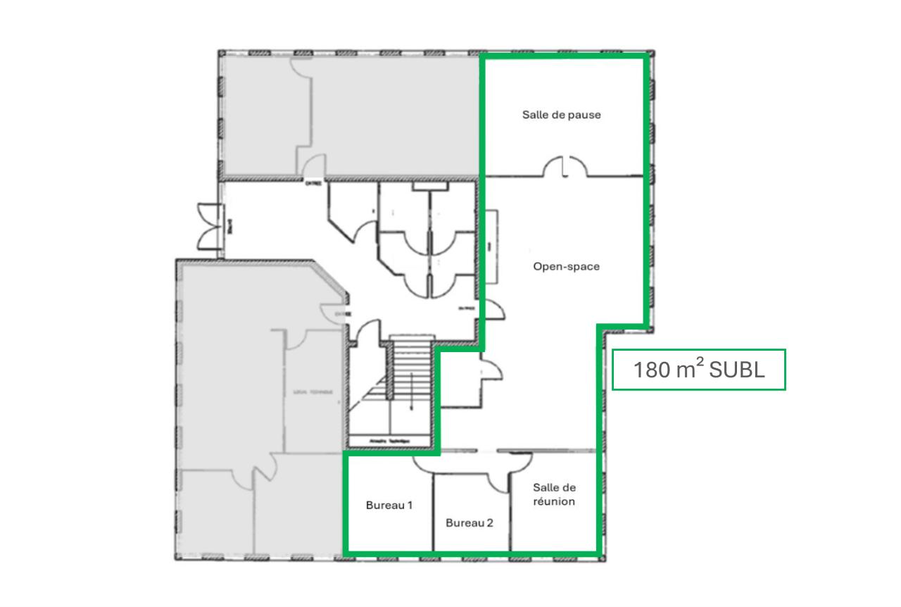 Bureau Saint-Herblain 180m² Location Bureau Saint-Herblain Loire-Atlantique OLBUR2537038 1
