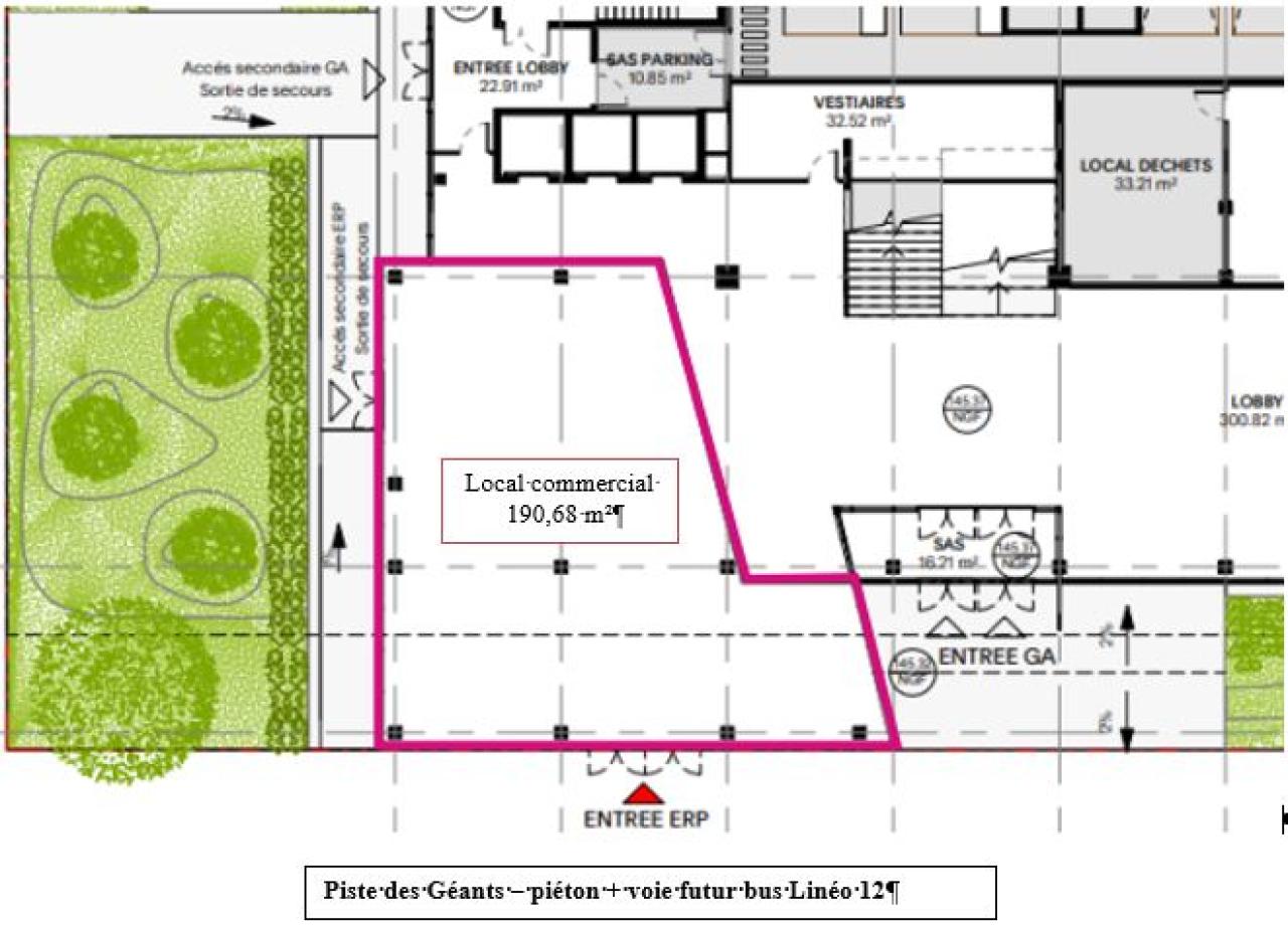 Commerce Toulouse 191m² Location Commerce Toulouse OLCOM2533769