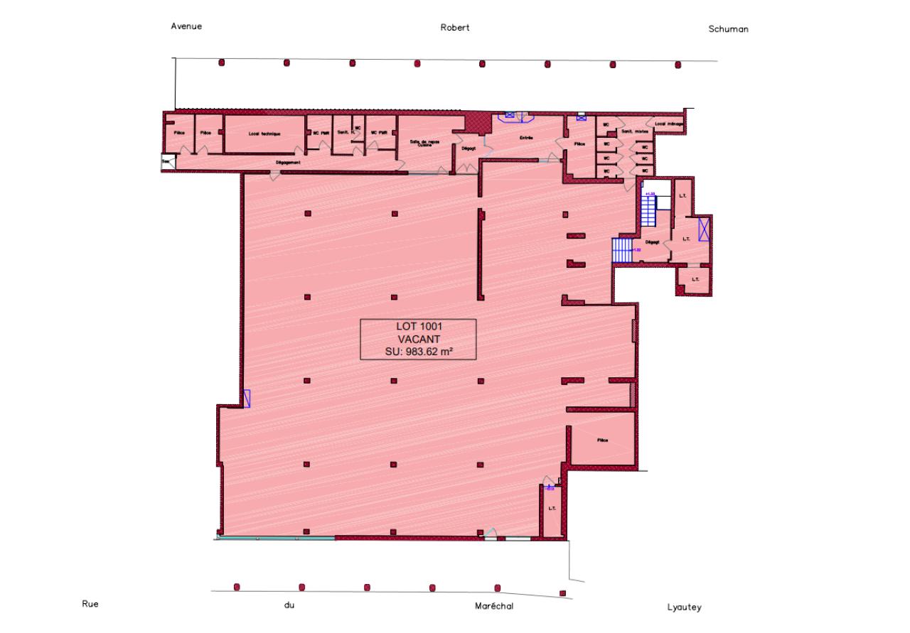 Bureau Mons-en-Baroeul 1843m² Vente Bureau Mons-en-Baroeul Nord OVBUR2114059 1