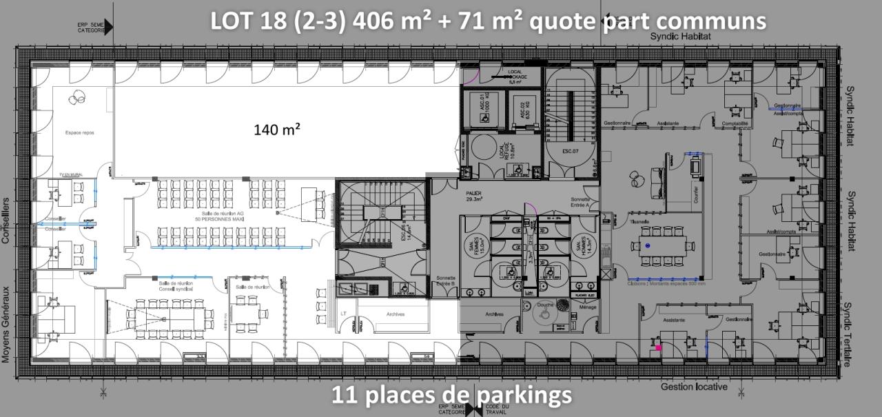 Bureau Saint-Jacques-de-la-Lande 655m² Vente Bureau Saint-Jacques-de-la-Lande Ille-et-Vilaine OVBUR2536720 1