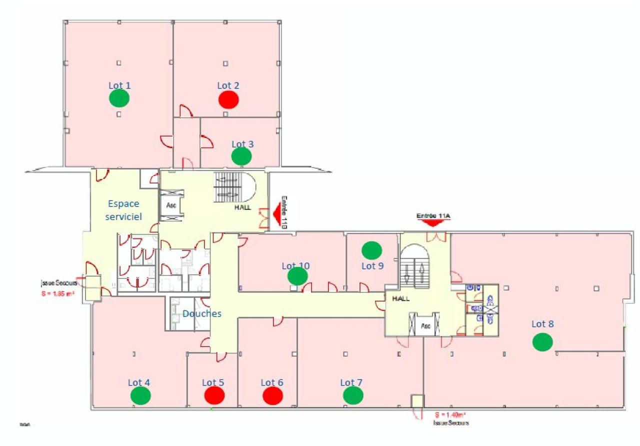 Bureau Villeneuve-d'Ascq 1764m² Location Bureau Villeneuve-d'Ascq Nord OLBUR2315620 1