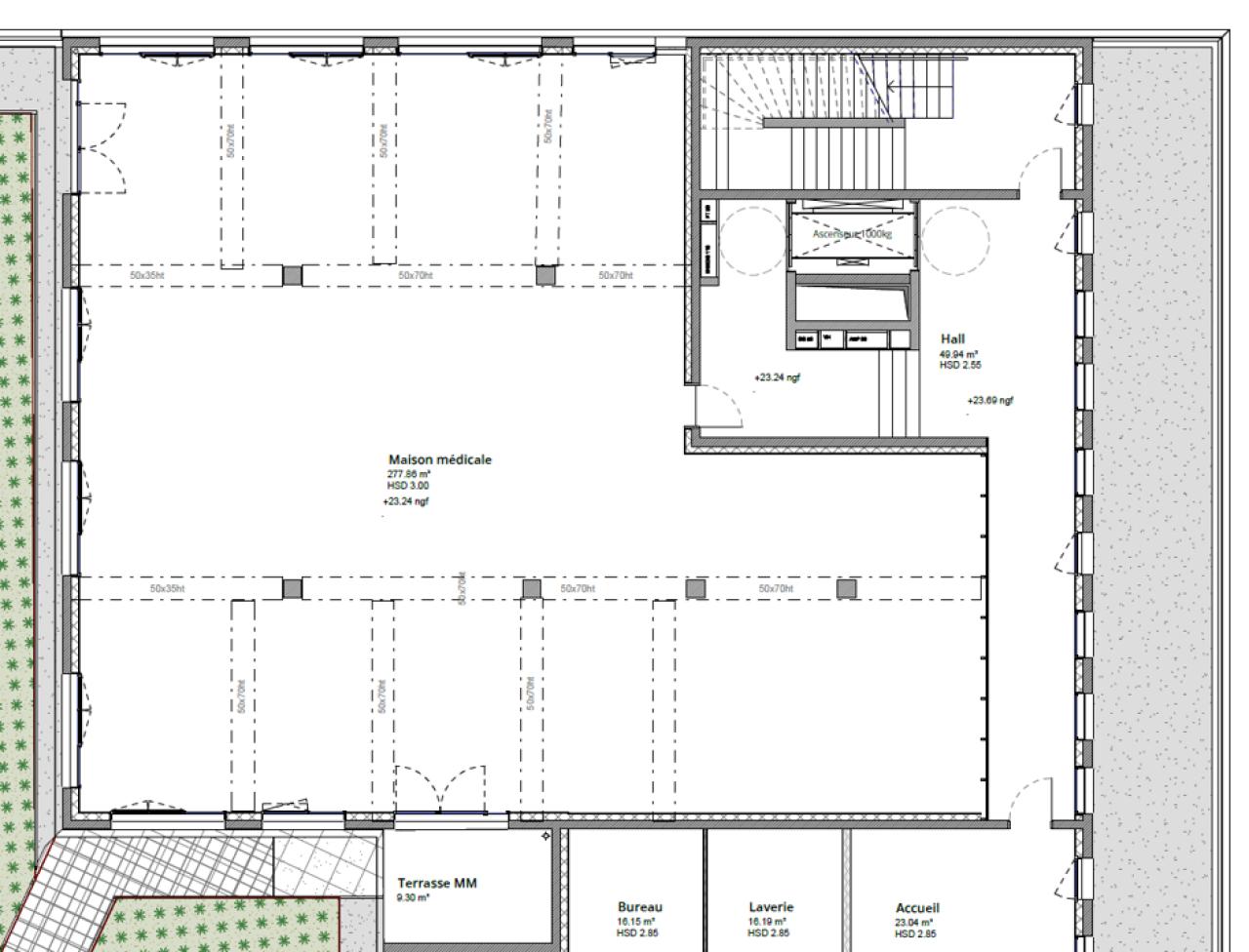Bureau Bouguenais 278m² Vente Bureau Bouguenais Loire-Atlantique OVBUR2531382 1