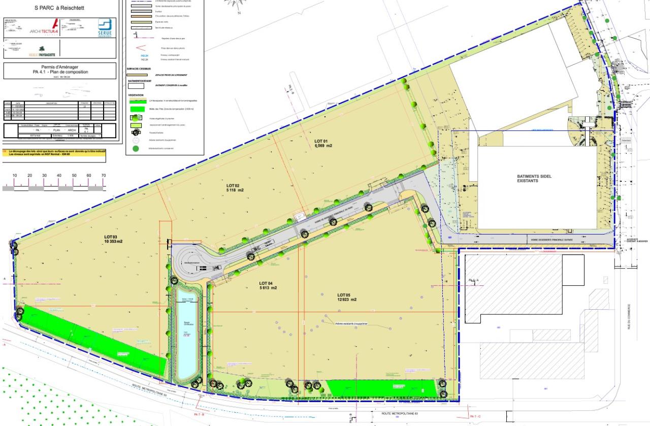 Local d'activité Reichstett 40076m² Vente Local d'activité Reichstett Bas-Rhin OVACT2640257 1