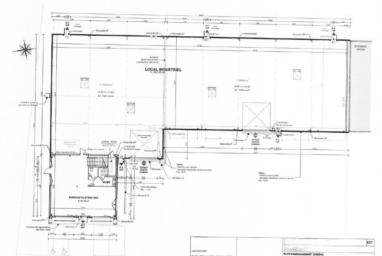 Local d'activité Bassens 1010m² Location Local d'activité Bassens Gironde OLACT2640065 1