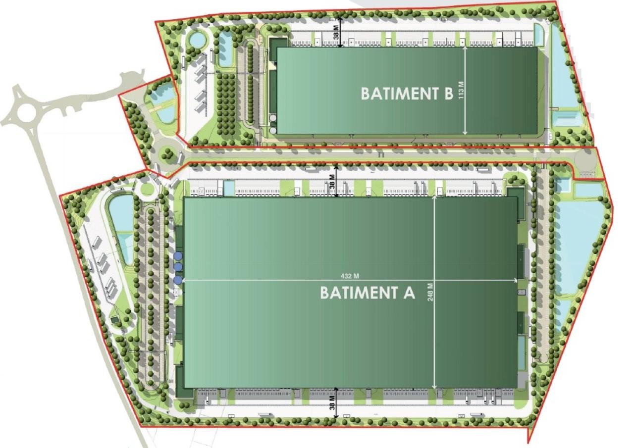 Entrepôt Classe A Ressons-sur-Matz 111365m² Location Entrepôt Classe A Ressons-sur-Matz Oise OLLOG2105247