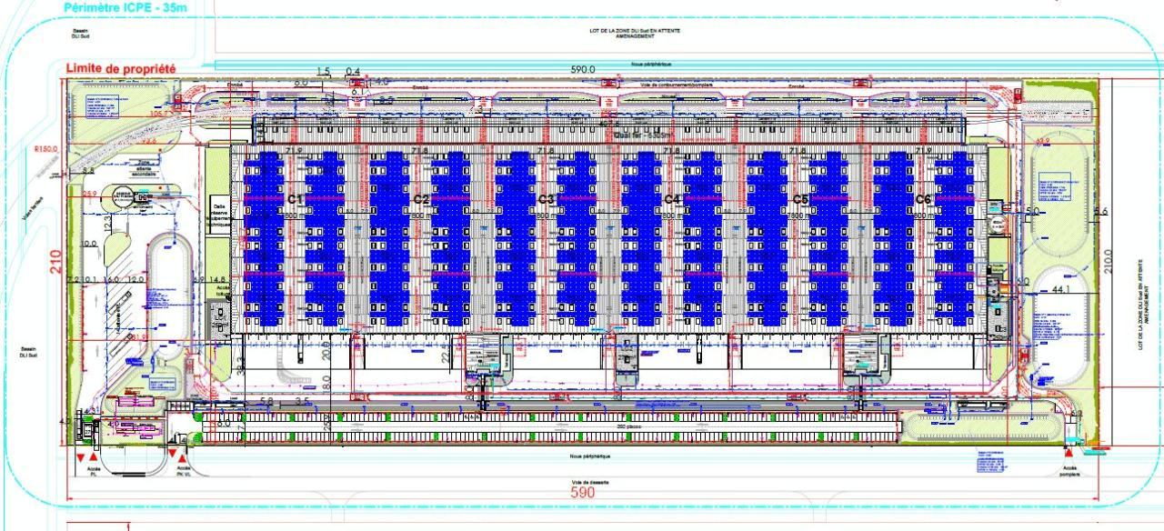 Entrepôt Classe A Loon-Plage 55729m² Location Entrepôt Classe A Loon-Plage OLLOG2424999