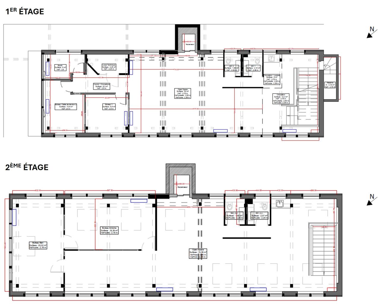 Bureau Paris 610m² Location Bureau Paris Paris OLBUR2532891 1