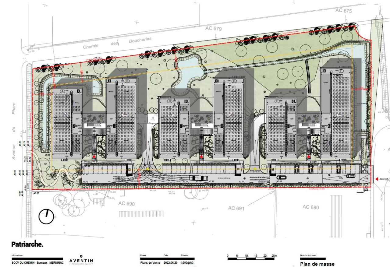 Bureau Mérignac 7690.28m² Location Bureau Mérignac Gironde OLBUR2638460