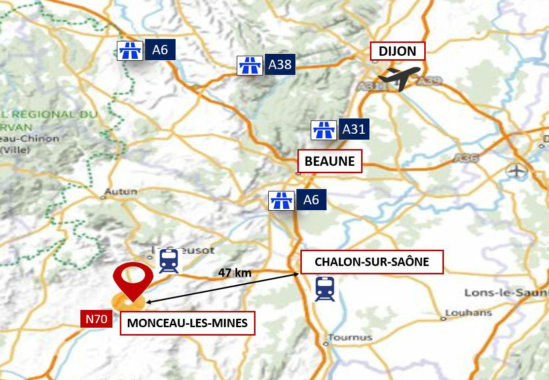 Entrepôt Classe A Montceau-les-Mines 17754m² Location Entrepôt Classe A Montceau-les-Mines Saône-et-Loire OLLOG2110444 1