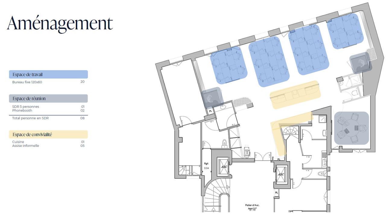 Bureau Paris 619m² Location Bureau Paris Paris OLBUR2426203 1