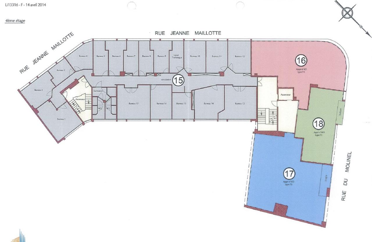 Bureau Lille 1182m² Vente Bureau Lille Nord OVBUR2535821 1