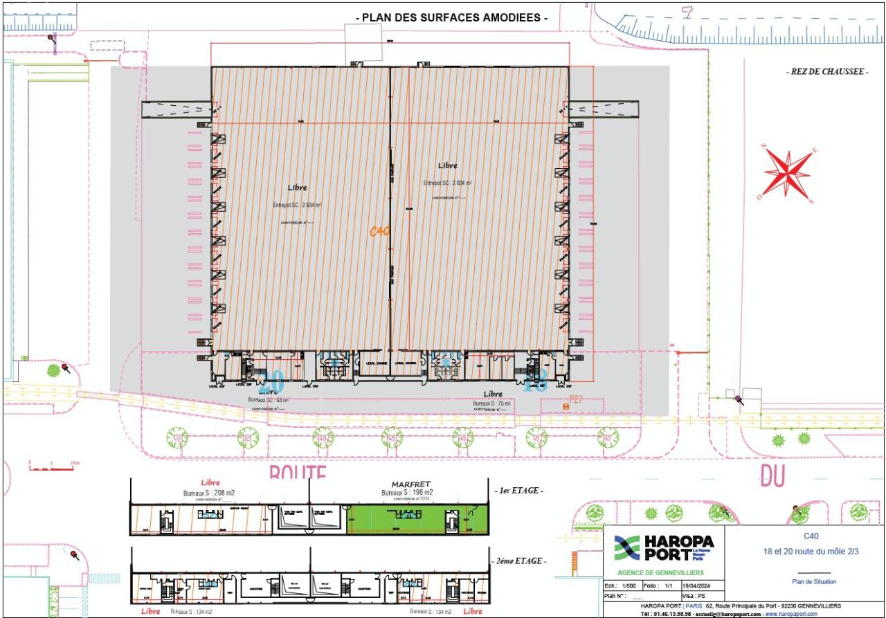 Entrepôt Classe A Gennevilliers 6237m² Location Entrepôt Classe A Gennevilliers Hauts-de-Seine OLLOG2423307 1