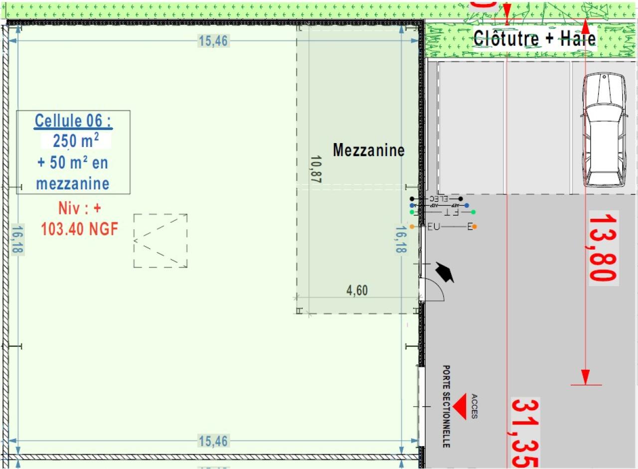 Local d'activité Saint-Aubin-du-Cormier 2444m² Vente Local d'activité Saint-Aubin-du-Cormier Ille-et-Vilaine OVACT2535286 1