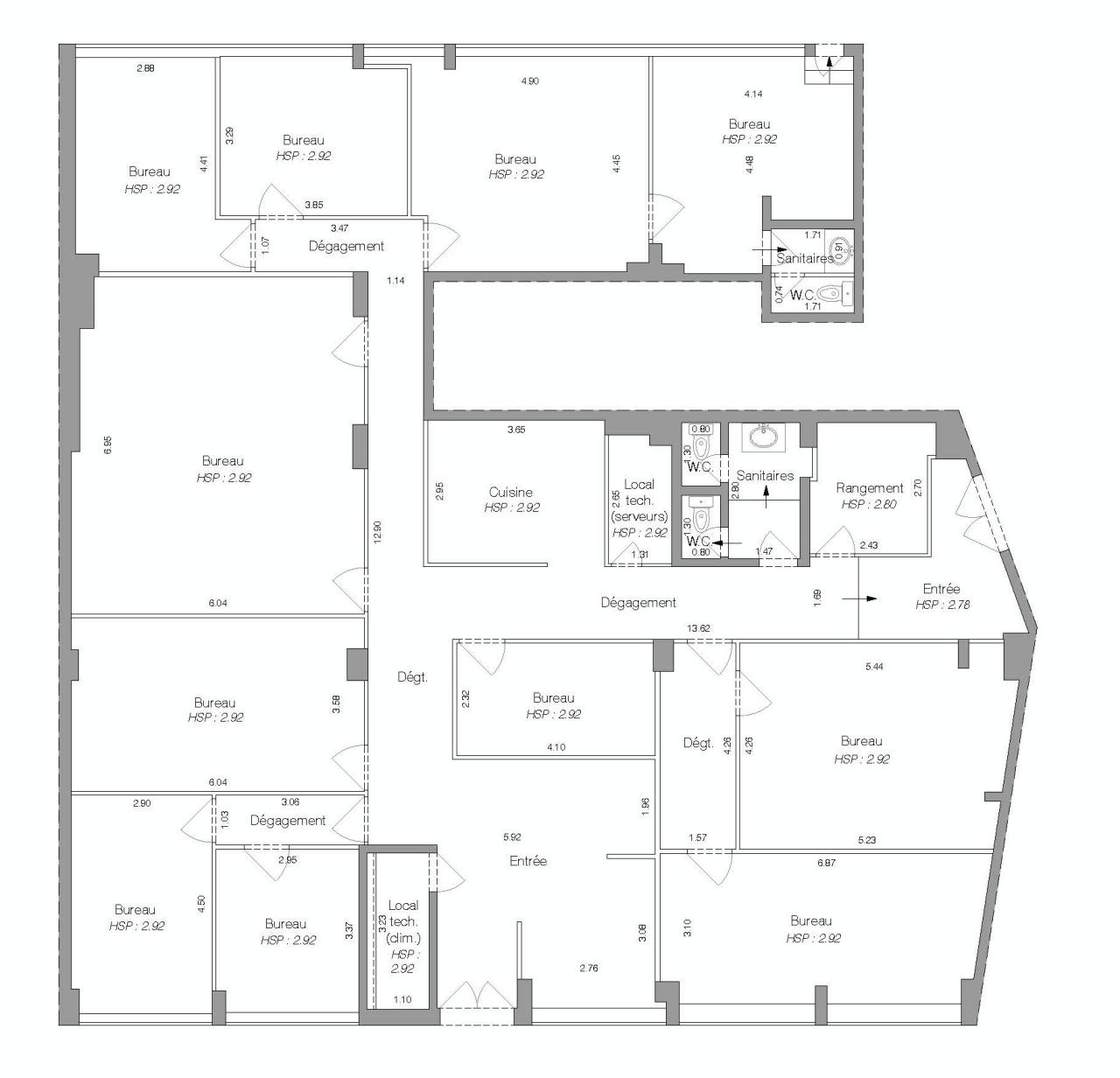 Bureau Levallois-Perret 307m² Vente Bureau Levallois-Perret Hauts-de-Seine OVBUR2534058 1