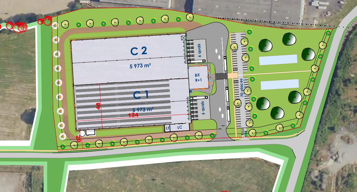 Location Entrepôt Classe A Segré