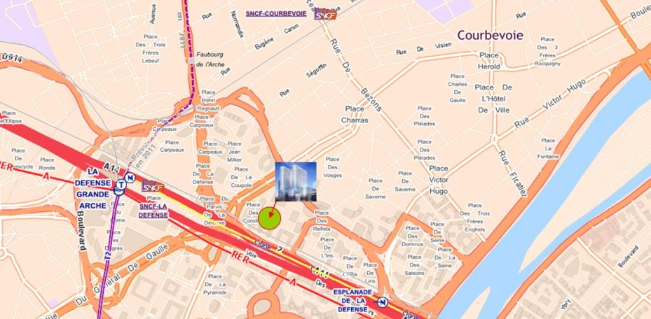 Bureau Courbevoie 23025m² Location Bureau Courbevoie Hauts-de-Seine OLBUR2001197