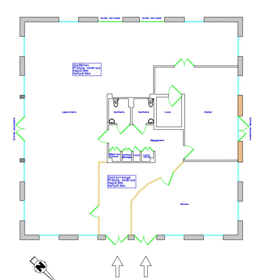 Bureau Villeneuve-d'Ascq 454m² Location Bureau Villeneuve-d'Ascq Nord OLBUR2114131 1