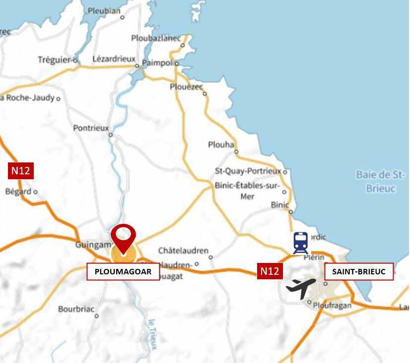 Entrepôt Classe A Ploumagoar 23494m² Location Entrepôt Classe A Ploumagoar Côtes-d'Armor OLLOG2309054 1