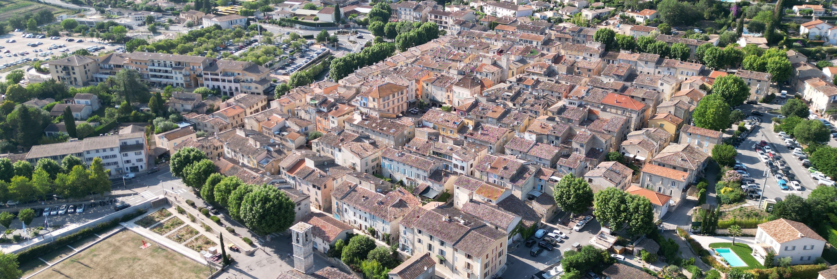 Vue Sophia Antipolis village de Valbonne