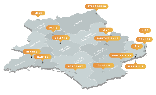 Résidence gérées - un réseaux