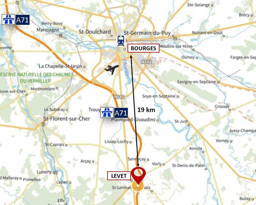 Location entrepôt classe a Levet Cher OLLOG2309462