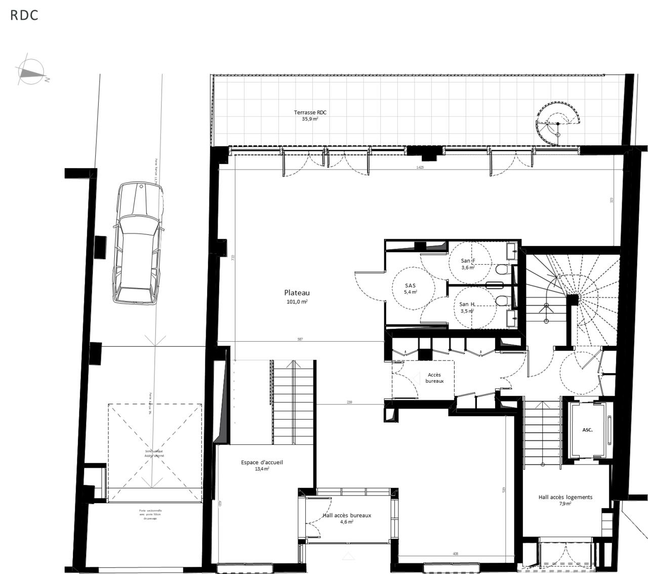 Vente bureau Boulogne-Billancourt Hauts-de-Seine OVBUR2428287 2