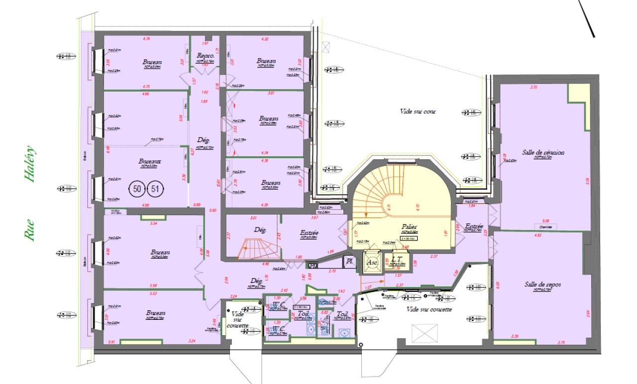 Bureau 557.1m² Location Bureau Paris OLBUR2641952