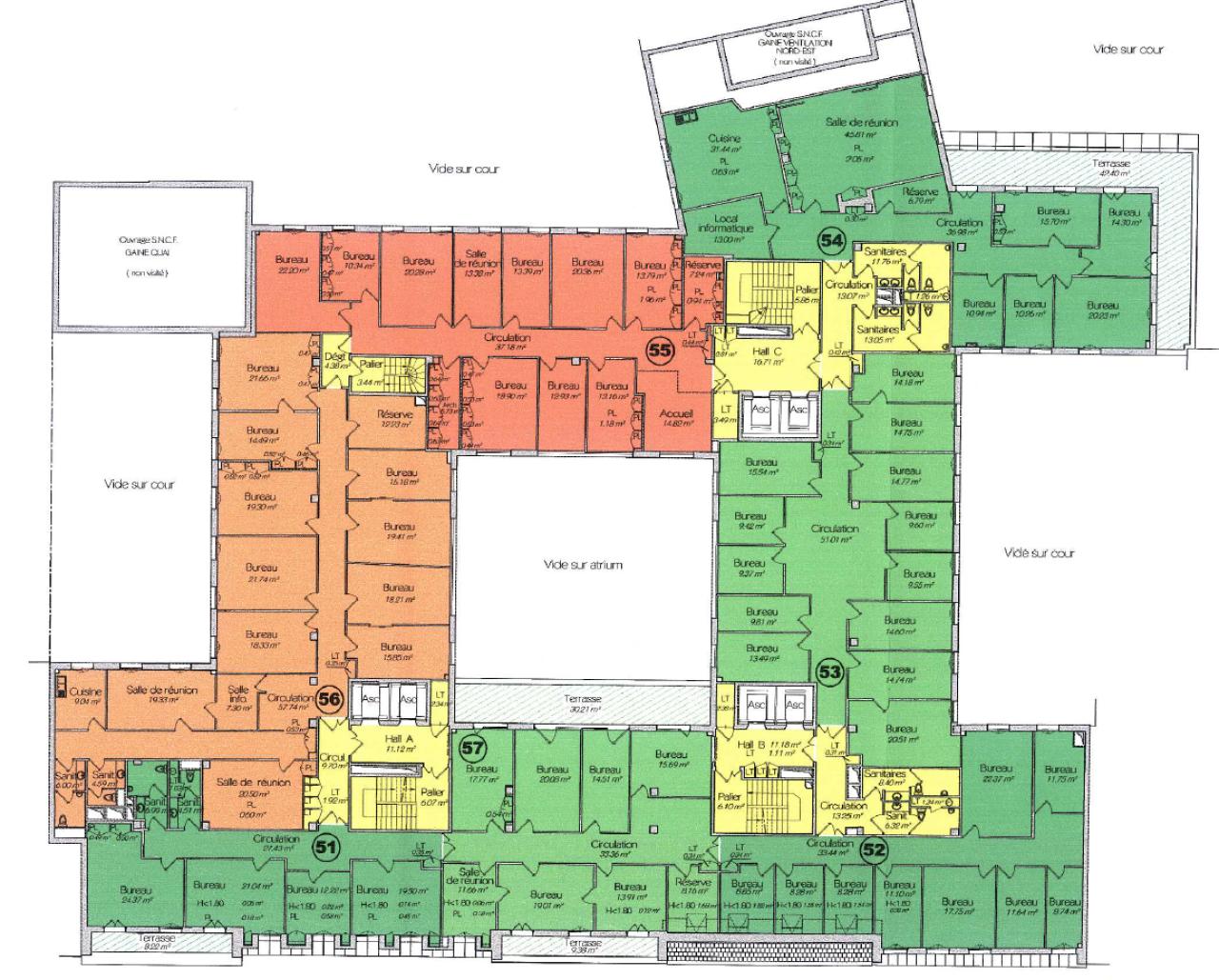 Bureau Paris 3216m² Location Bureau Paris OLBUR2420646
