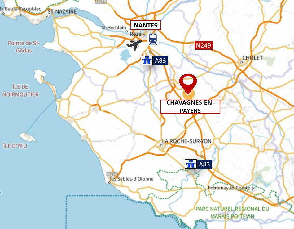 Entrepôt Classe A Chavagnes-en-Paillers 18750.5m² Location Entrepôt Classe A Chavagnes-en-Paillers Vendée OLLOG2206078