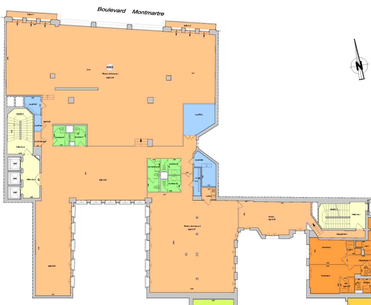 Bureau 1402m² Location Bureau Paris OLBUR2642981